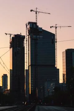 Warsaw skyscraper Foto stock