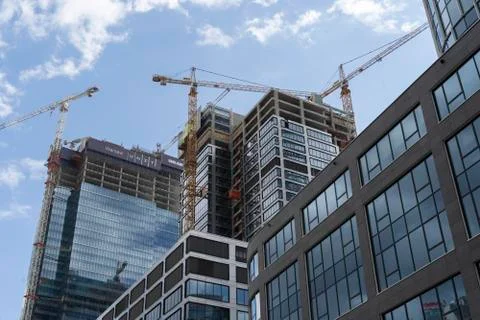 Warsaw skyscraper Foto stock