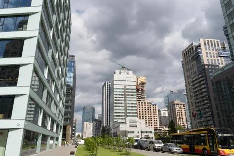 Warsaw skyscraper Foto stock