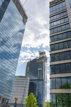 Warsaw skyscraper Foto stock