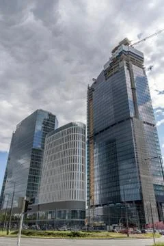 Warsaw skyscraper Foto stock