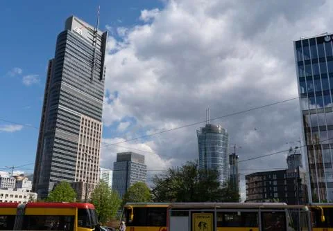 Warsaw skyscraper Foto stock