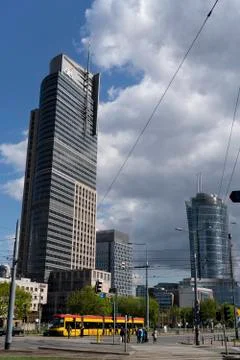 Warsaw skyscraper Foto stock