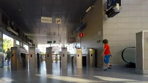 Warsaw subway Stock Footage 51797433