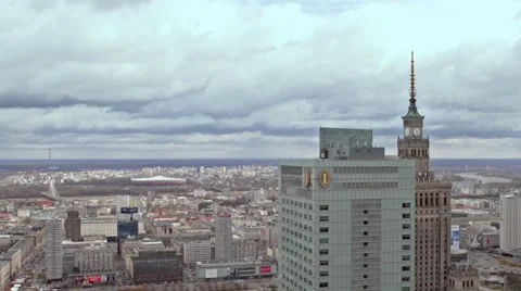 Warsaw timelapse Stock Footage 38034238