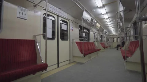 Warsaw underground subway Stock Footage 148770630