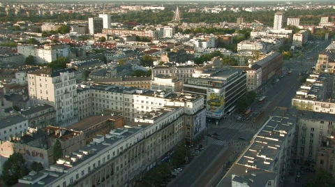 Warsaw view 1 Video stock 462199