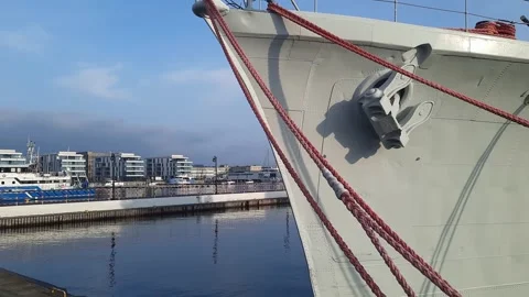 Warship destroyer Stock Footage 266722839