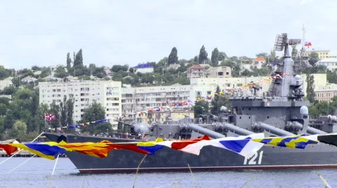 Warship Stock Footage 619305