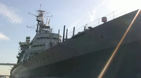 Warship Stock Footage 22422177