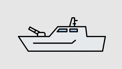 Warship Vídeo Stock 335515799