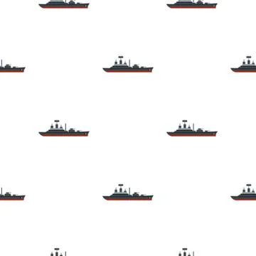 Warship pattern flat イラスト素材