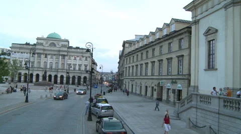 Warszawa , Warsaw Stock Footage 34404337