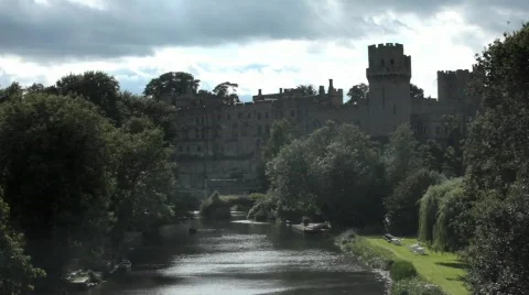 Warwick Castle Stock Footage 506428