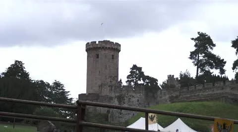 Warwick castle Vídeos de archivo 12424206