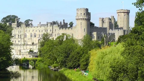 Warwick Castle Stock-Footage 89901597