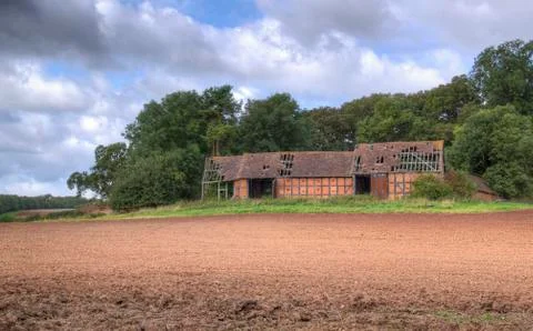 Warwickshire barn Stock Photos