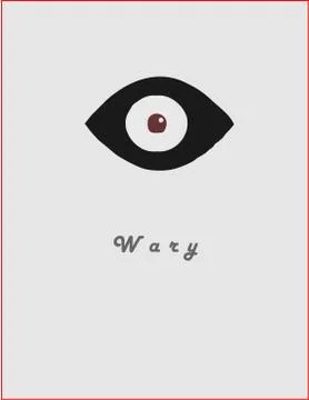 Wary Stock Illustration