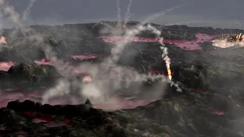 Warzone Explosion Missile Destruction Attack Animation Loop Backdrop--31sec Video stock 154129388