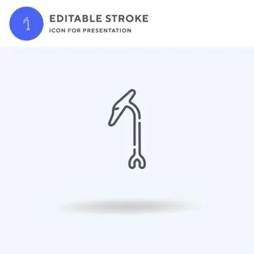 Was icon vector, filled flat sign, solid pictogram isolated on white, logo Stock Illustration