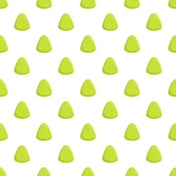 Wasabi mounds creating seamless abstract pattern background Stock Illustration