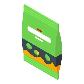 Wasabi pack icon isometric vector. Cuisine wasabi Illustrazione stock