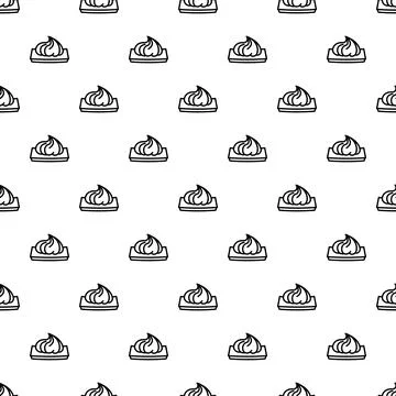 Wasabi paste dish seamless pattern illustration Stock Illustration