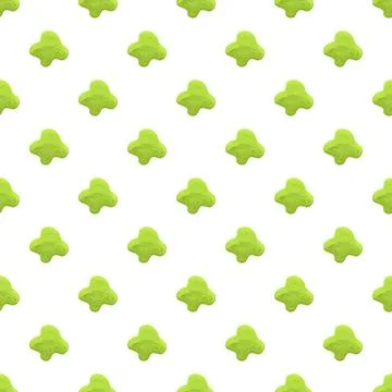 Wasabi paste green condiment seamless pattern Stock Illustration