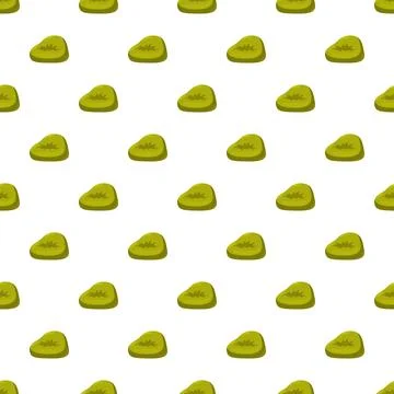 Wasabi paste individual dollops seamless pattern background Illustrazione stock