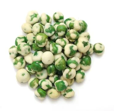 Wasabi peas Stock Photos
