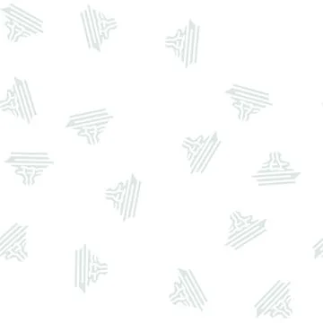 Wasabi on plate glyph vector seamless pattern Stock Illustration