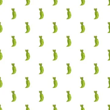Wasabi root vegetable seamless pattern illustration 스톡 일러스트