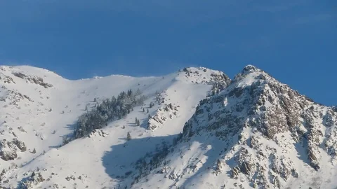 Wasatch Range Time lapse Clouds moving video Utah Mountains  Stock Footage 102590664