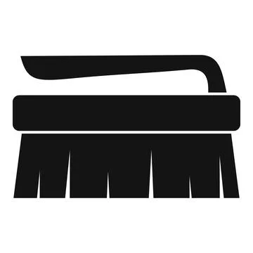 Wash brush icon, simple style Stock Illustration
