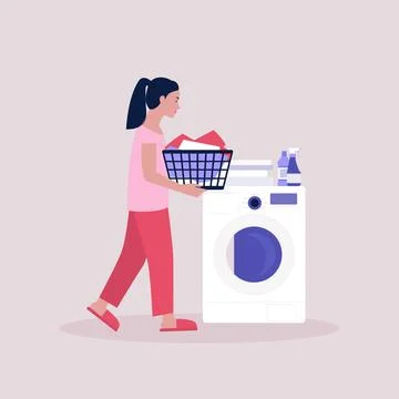 Wash concept Stock Illustration