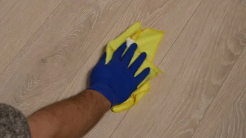Wash the dirt on the floor Stock Footage 146689239