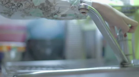 Wash the dishes Stock Footage 45486385