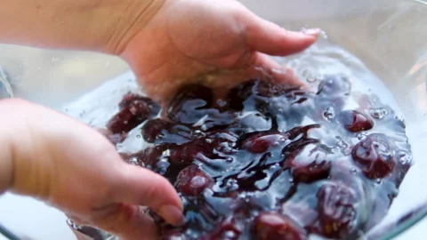 Wash dried dates a nutritious and traditional fruit commonly enjoyed during Video stock 302071467