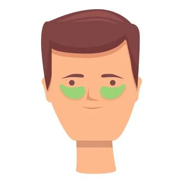 Wash eye patch icon cartoon vector. Mask face Stock Illustration