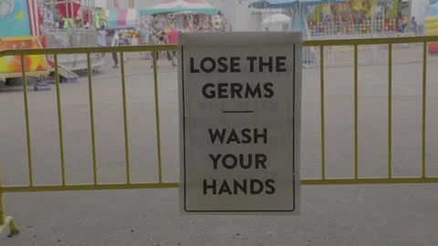 Wash hand sign Stock Footage 333328295
