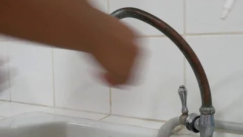 Wash hands 7 step Stock Footage 78170926