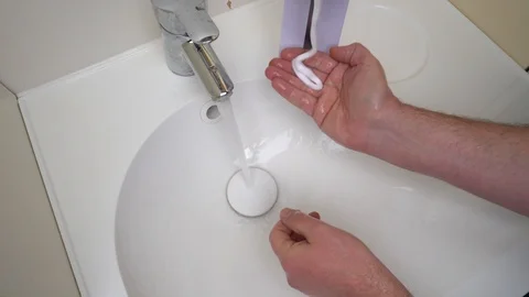 Wash hands Stock Footage 126128757