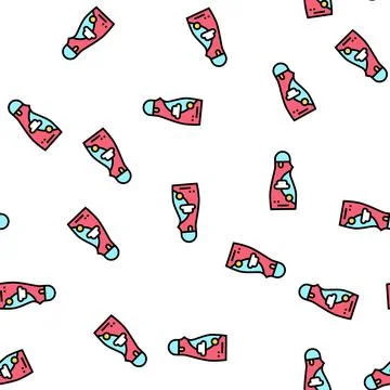 Wash laundry crystal vector seamless pattern Illustrazione stock