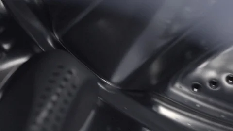 Wash machine drum in slow motion Stock Footage 73598732