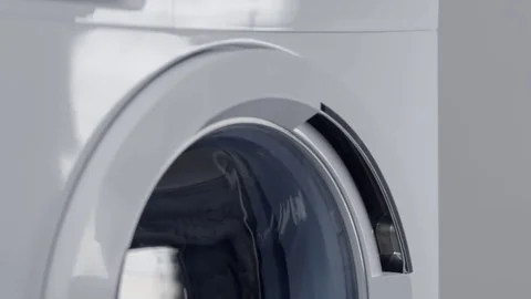 Wash machine in slow motion Stock Footage 73598669