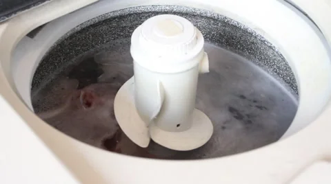 Wash machine spinning Video stock 67730547