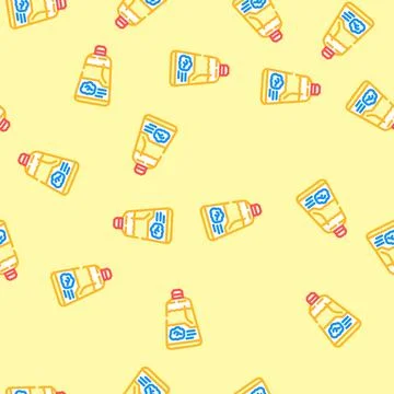 Wash soap car care vector seamless pattern イラスト素材