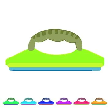 Wash squeegee glass vector cartoon graphic Stock Illustration