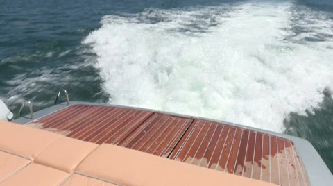 Wash wake of a maxi rib Stock Footage 32620009