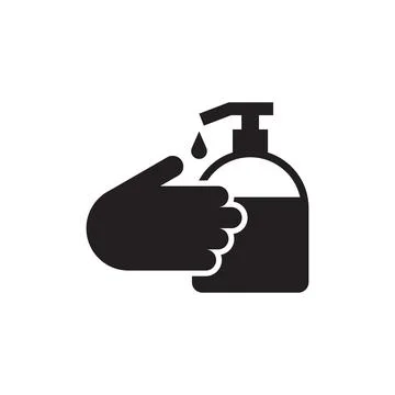 Wash your hands. 库存插图